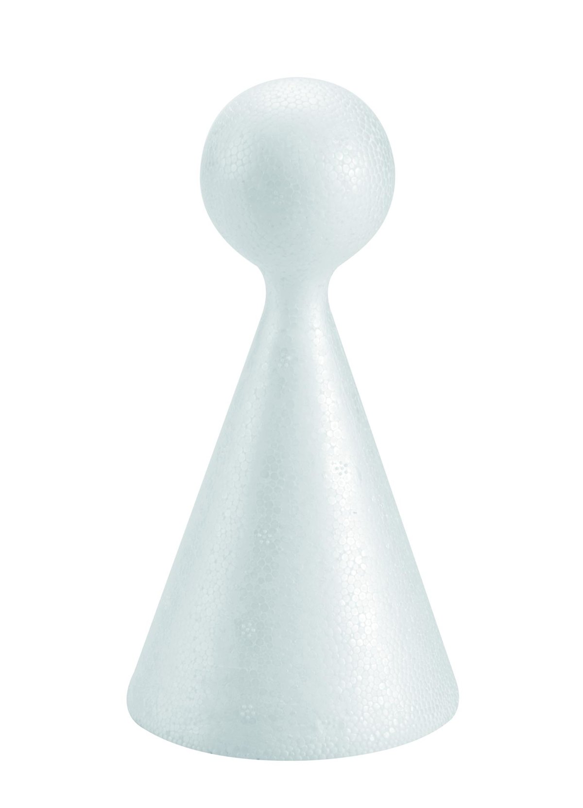 Cône en polystyrène 15cm